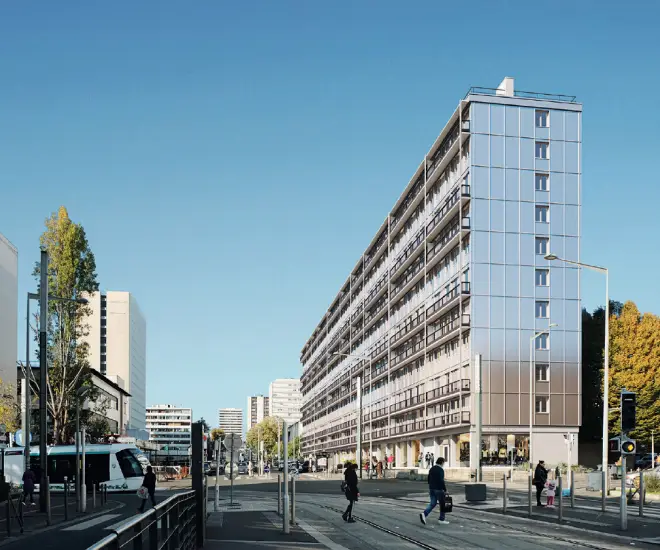 parc de logements sociaux renovation en site habite de logements sociaux